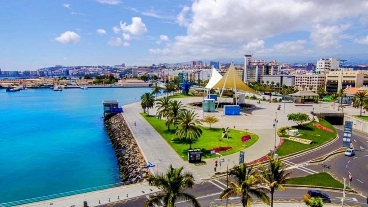 Estudio Con Terraza Vista Mar Лас-Пальмас-де-Гран-Канарія Екстер'єр фото