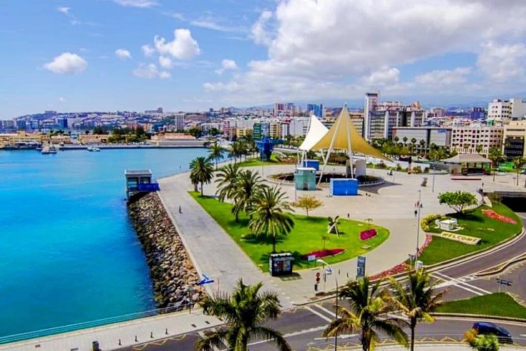 Estudio Con Terraza Vista Mar Лас-Пальмас-де-Гран-Канарія Екстер'єр фото
